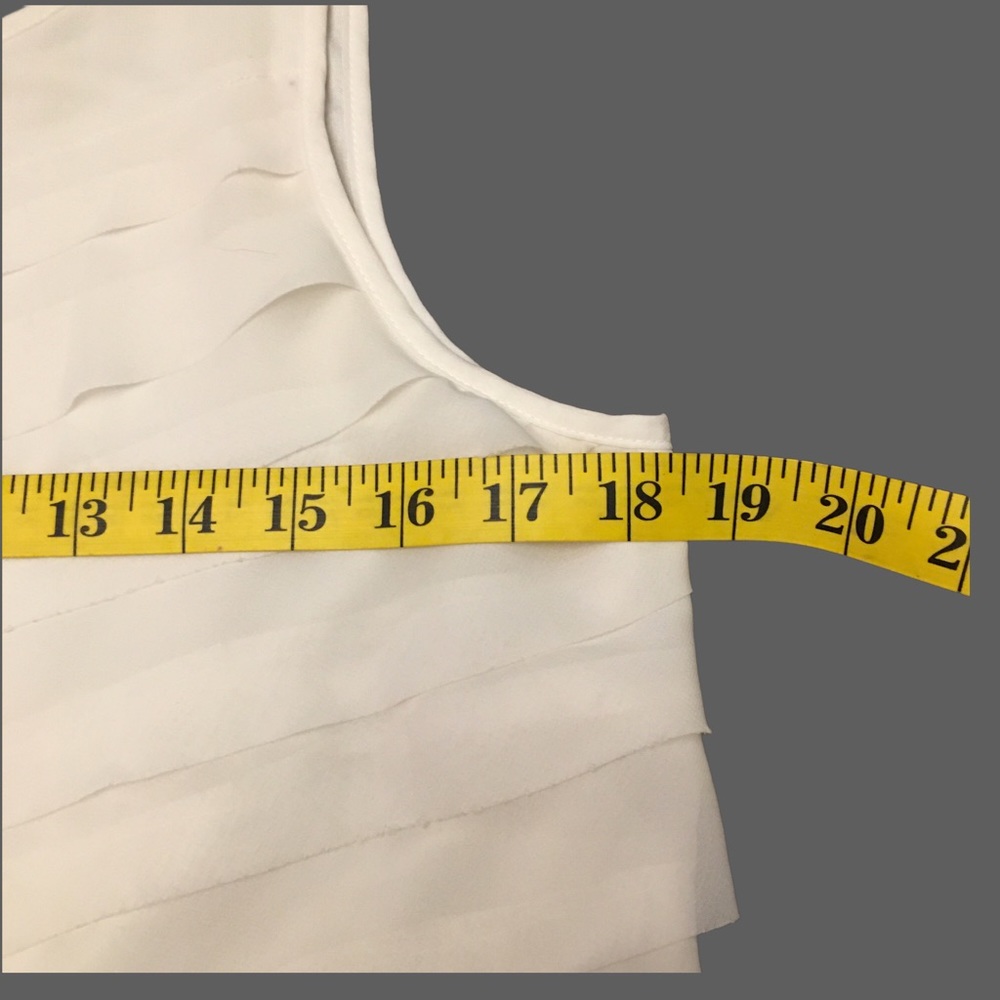 🖐️Worthington Layered Tank Top, Off White, sz Medium - Picture 6 of 16
